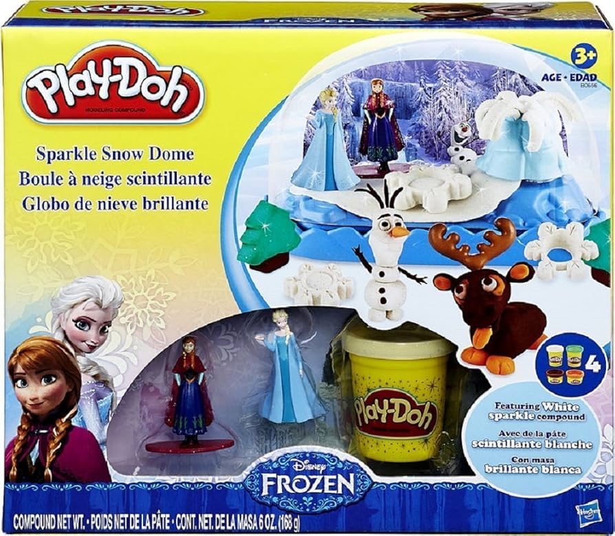 [プレイ・ドー]Play-Doh アナと雪の女王 スパークル 雪のドームで遊ぶセット 並行輸入品